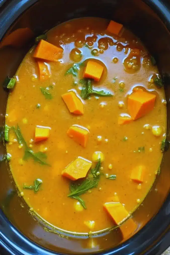 Slow Cooker Veggie Curry Recipe