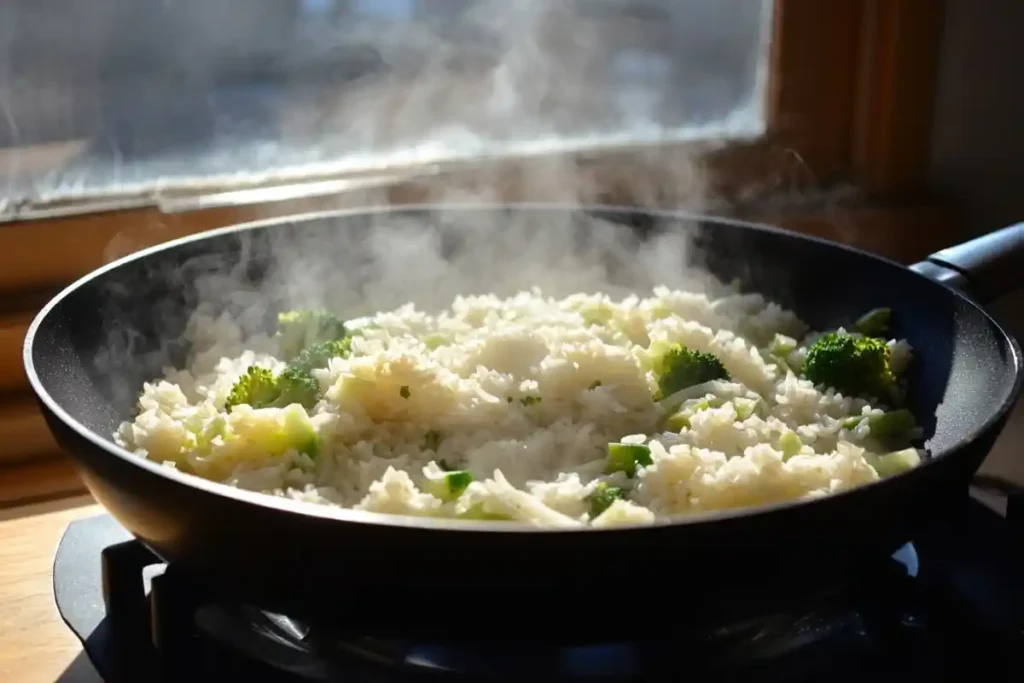 Easy rice hack with veggies 