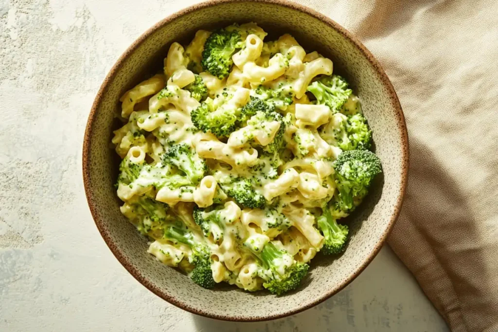 Mac and Cheese with Broccoli 