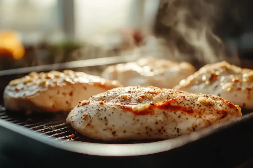 Grilled chicken preparation