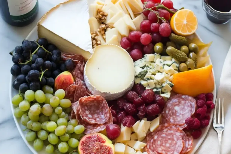 Cheese and protein platter