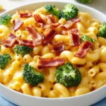 Mac and Cheese additions with broccoli and bacon