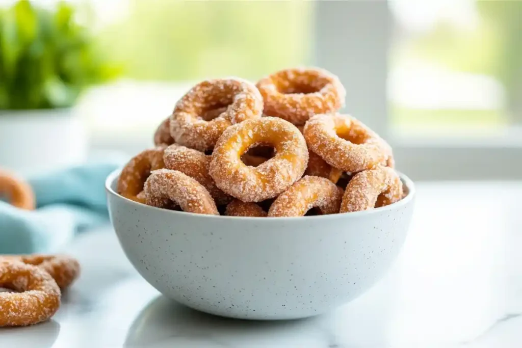 Making yogurt pretzel coating