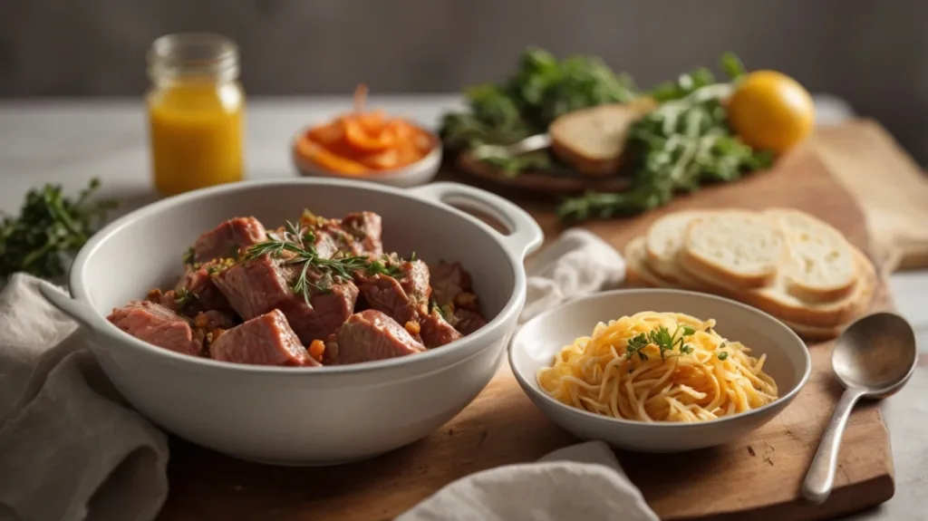 Person enjoying instant pot frozen meal