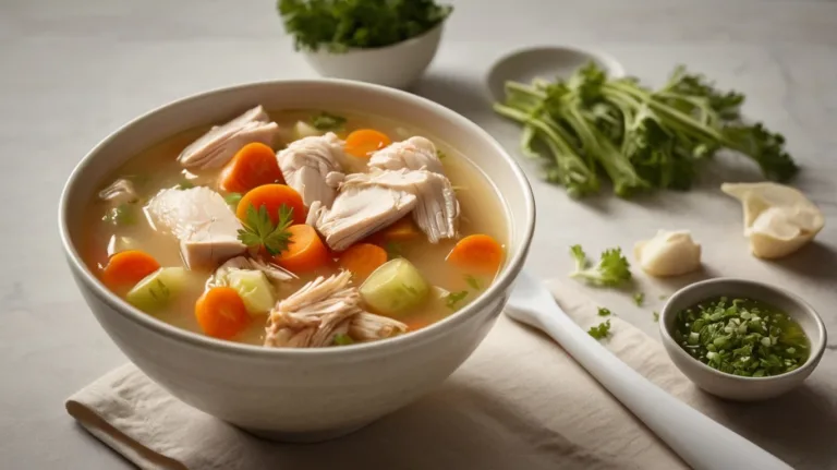 Chicken soup with frozen chicken