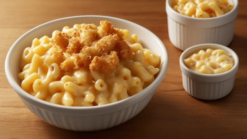 A bowl of Chick-fil-A mac and cheese