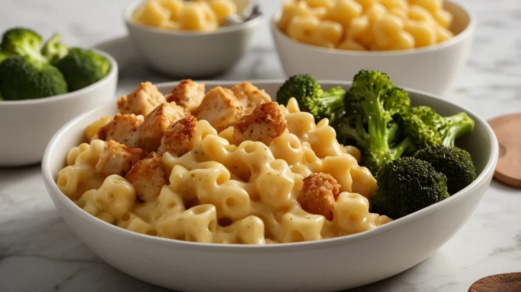 Chick-fil-A Mac and Cheese with add ins.