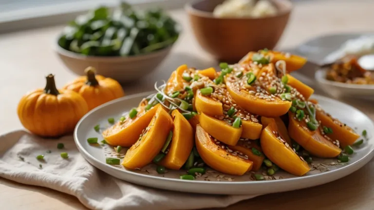 Vegan Chinese-inspired Kabocha squash dish