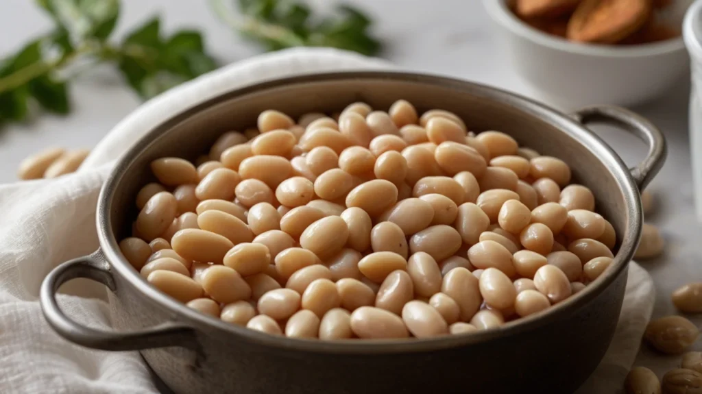 Creamy Cannellini beans for chili