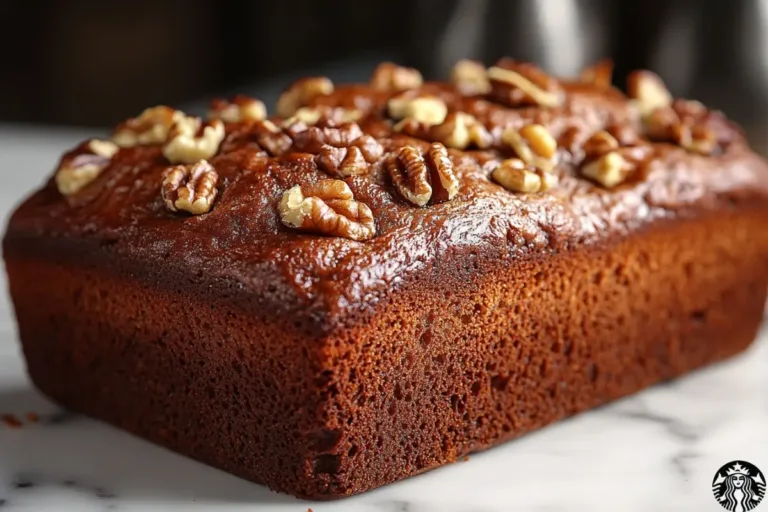 Starbucks Banana Bread close-up