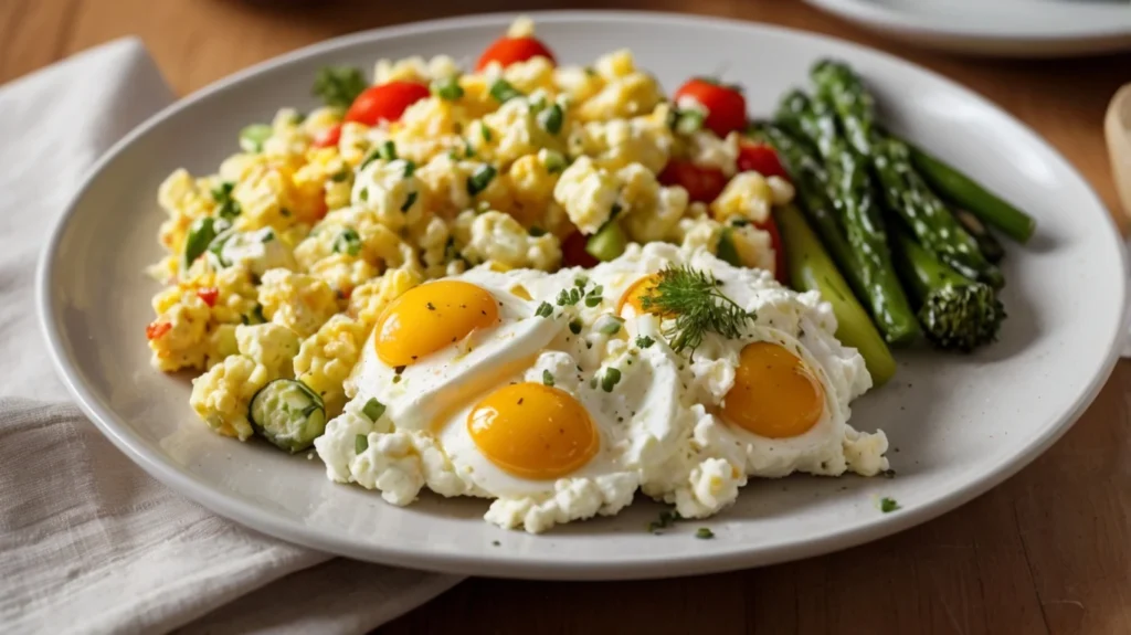 Cottage Cheese and Egg Scramble