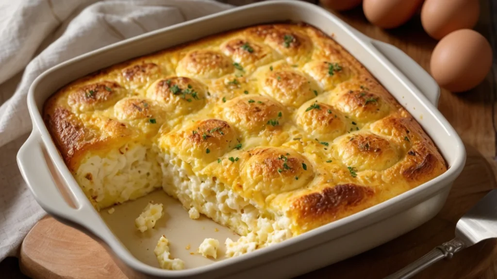 Cottage Cheese Egg Casserole