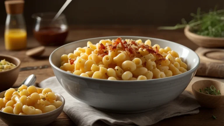 Mac and cheese with tasty additions