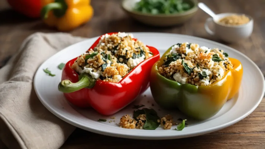 Cottage Cheese Stuffed Peppers