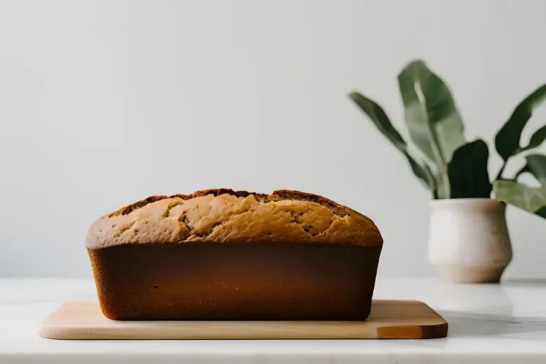 Perfect banana bread loaf