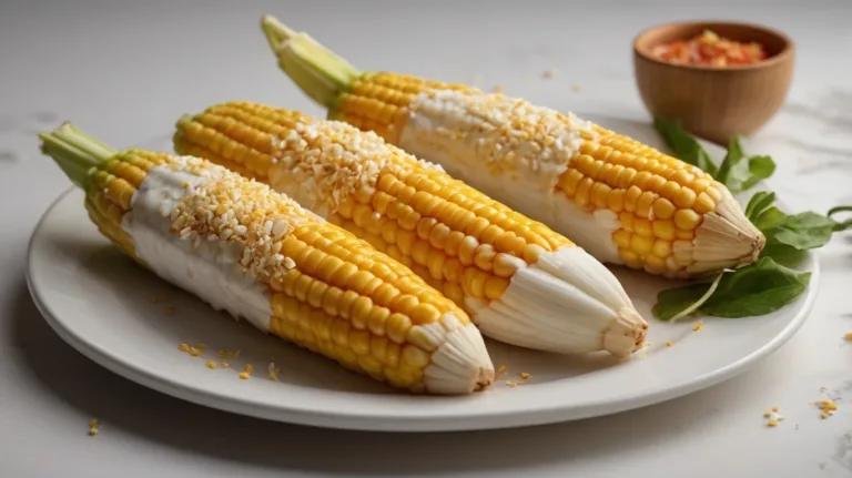 Authentic elote on the cob