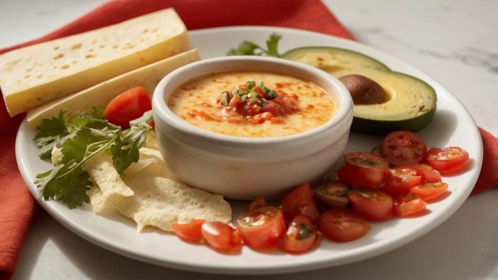 Queso Asado on a Plate