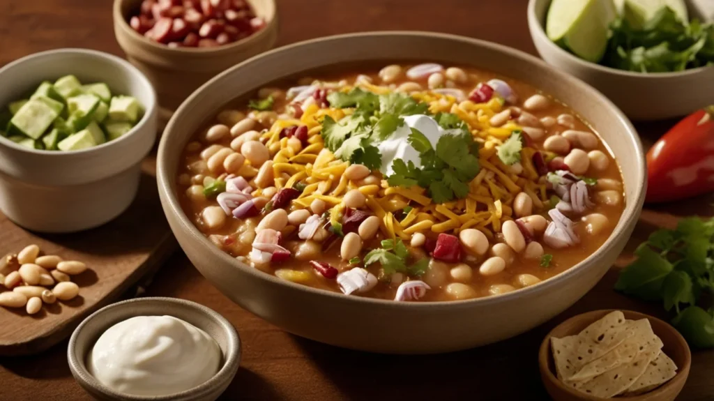 Toppings for White Bean Turkey Chili