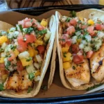 Traditional Mexican fish tacos