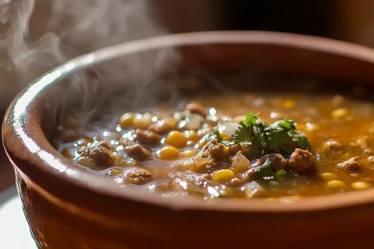 Bowl of 6 ingredient taco soup