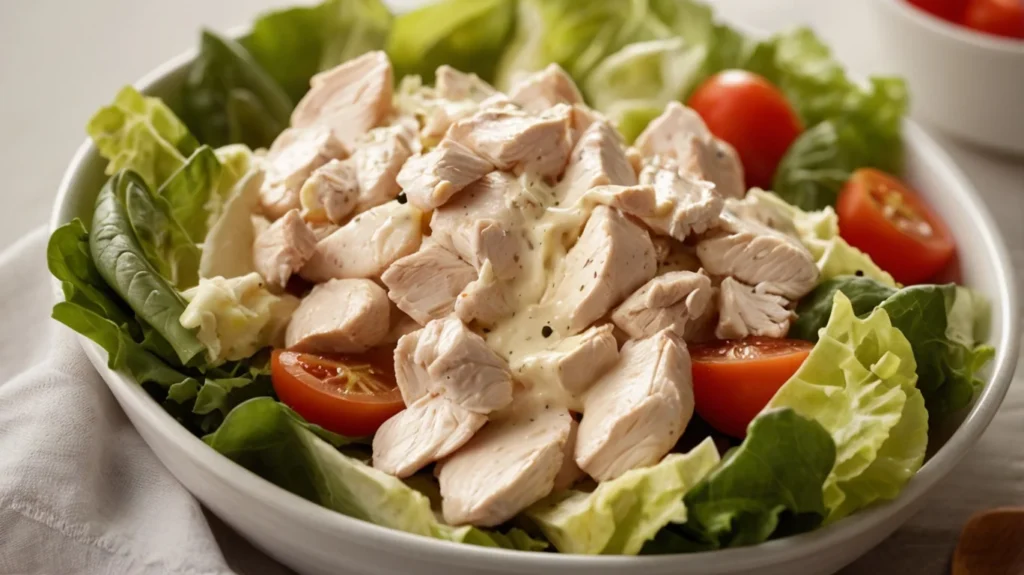 Chicken salad made with white meat